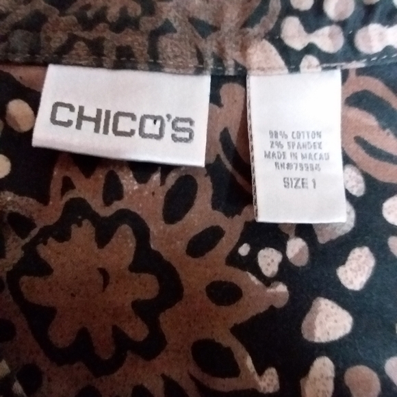 Chico's Women's Multi Animal Print Jacket - Picture 5 of 7